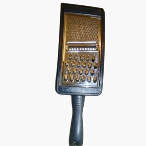 Stainless Steel Grater Zester Black Handle Hand Kitchen Utensils